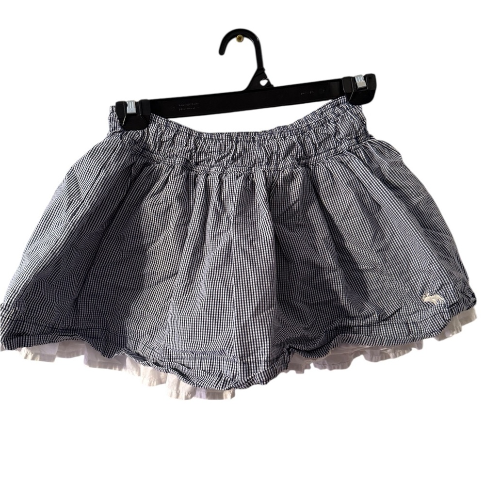 Abercrombie & Fitch Navy and White Skirt